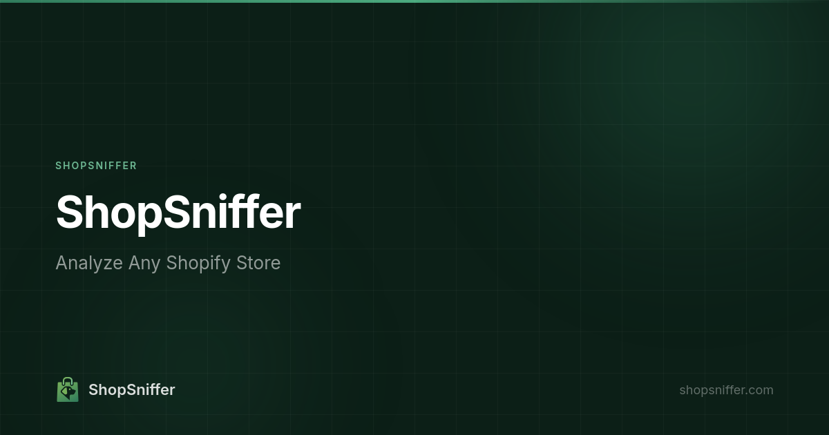 ShopSniffer